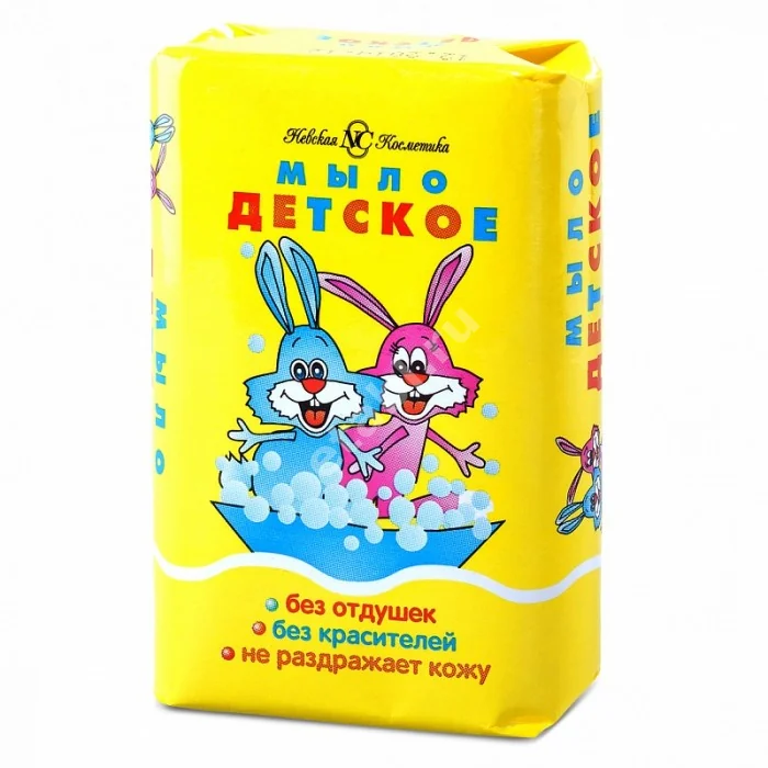 НЕВСКАЯ КОСМЕТИКА мыло антибакт- ное детское 90г (Невская Косметика, РФ)