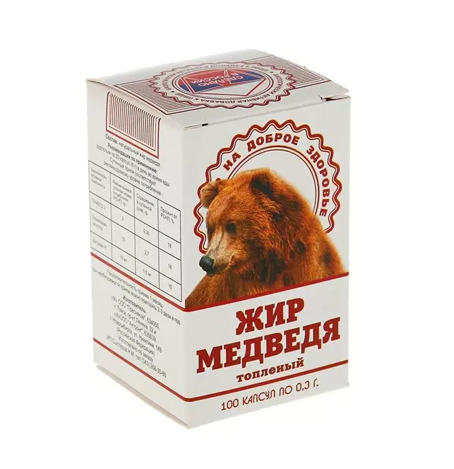 МЕДВЕЖИЙ ЖИР капс. N100 (ИП Пресняков , РФ)