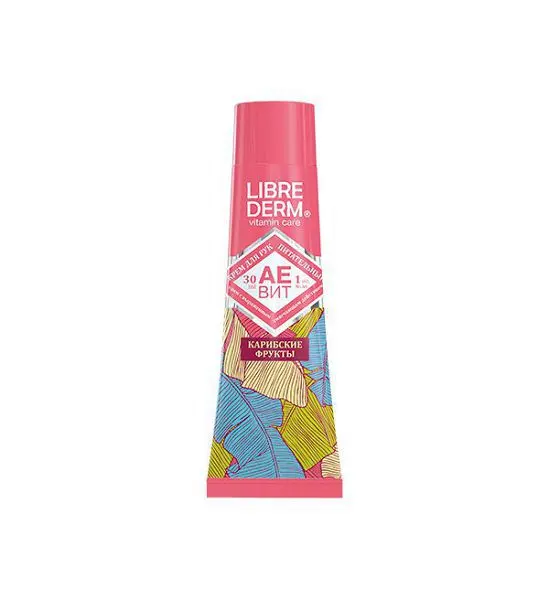 ЛИБРИДЕРМ Аевит крем для рук питат Карибские фрукты 30мл (БИОФАРМРУС, РФ)
