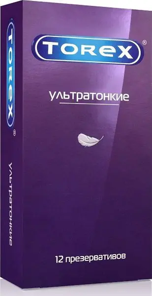 ТОРЕКС презервативы Ультратонкие N12 (БЕРГУС, РФ)