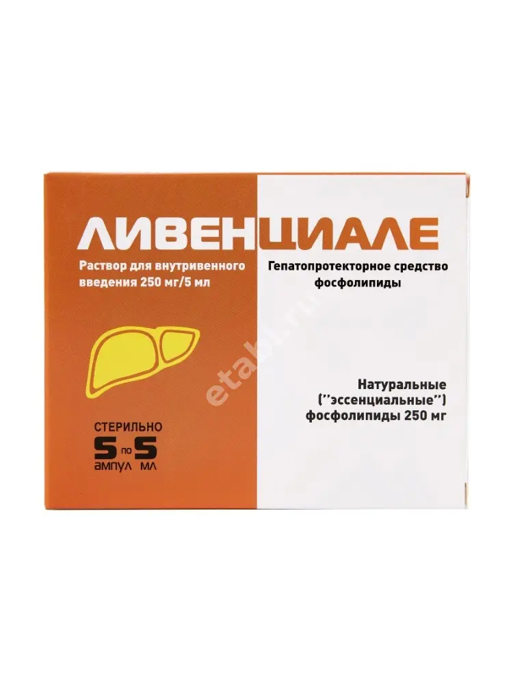 ЛИВЕНЦИАЛЕ р-р для в/в введ. (амп.) 50мг/мл - 5мл N5 (Белко Фарма, ИНДИЯ)