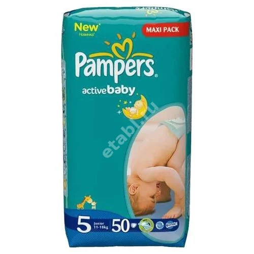 ПАМПЕРС подгузники детские Active Baby 11-18кг р.юниор 5 N50 (Проктер энд Гэмбл  ГмбХ, РФ/ПОЛЬША)