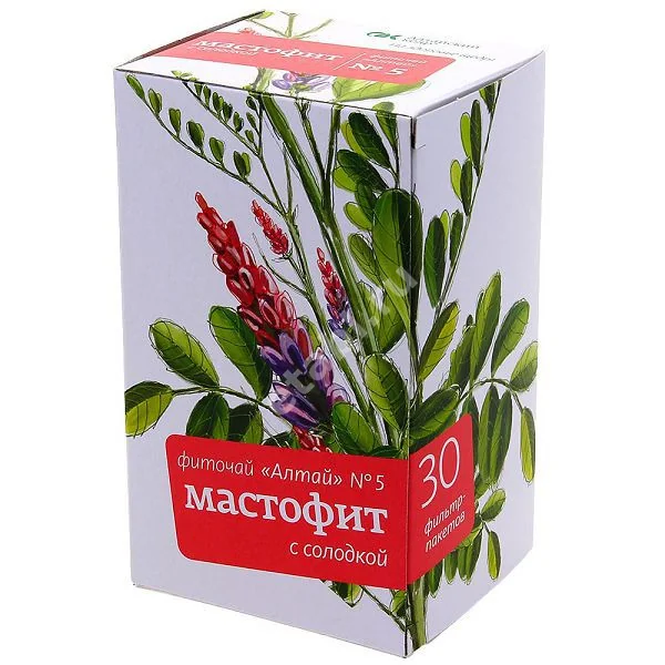 АЛТАЙ N05 Мастофит с Солодкой фиточай (фильтр-пак.) 2г N30 (Алтайский  Кедр, РФ)