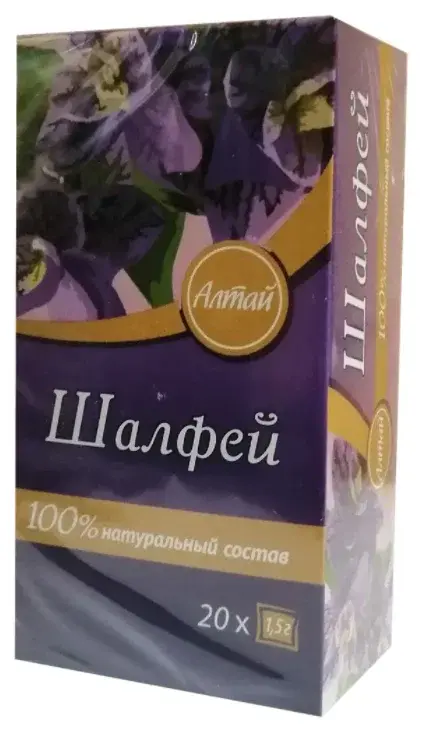 ШАЛФЕЯ ЛИСТЬЯ (фильтр-пак.) 1.5г N20 (Кима, РФ)