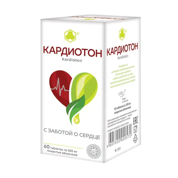 КАРДИОТОН табл. 0.505г N60 (Парафарм, РФ)