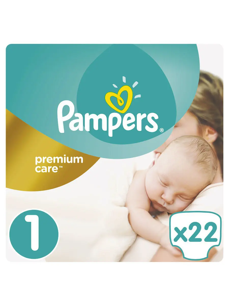 ПАМПЕРС подгузники детские Premium Care 2-5кг р.ньюборн1 N22 (Проктер энд Гэмбл Индочайна, ГЕРМАНИЯ/ПОЛЬША)