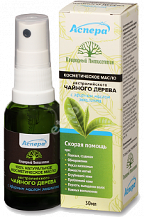МАСЛО КОСМЕТИЧЕСКОЕ Чайного дерева 30мл Эвкалипт (Аспера ПК, РФ)
