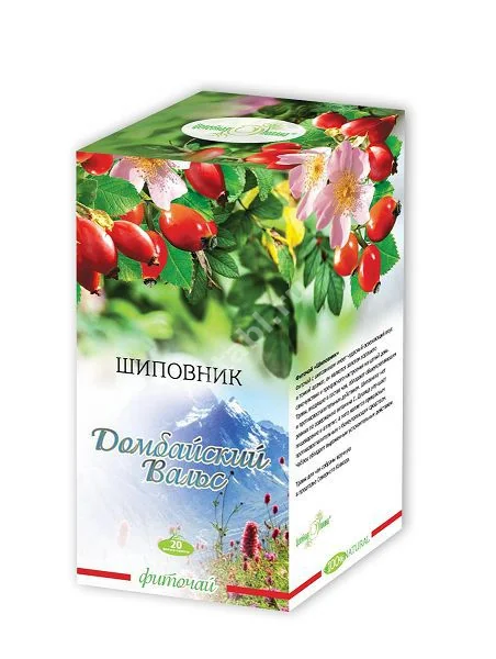 ДОМБАЙСКИЙ ВАЛЬС Шиповник фиточай (фильтр-пак.) 1.5г N20 (ФИТОФАРМ, РФ)