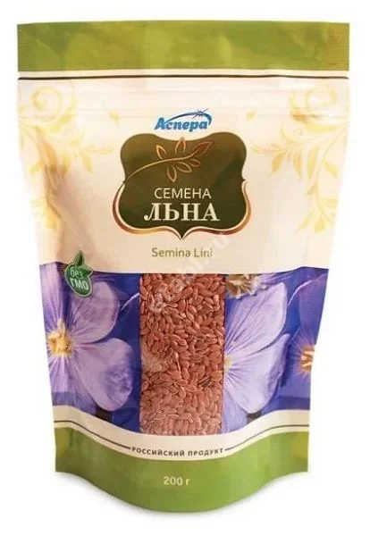 ЛЬНА СЕМЯ 200г N1 (Аспера ПК, РФ)