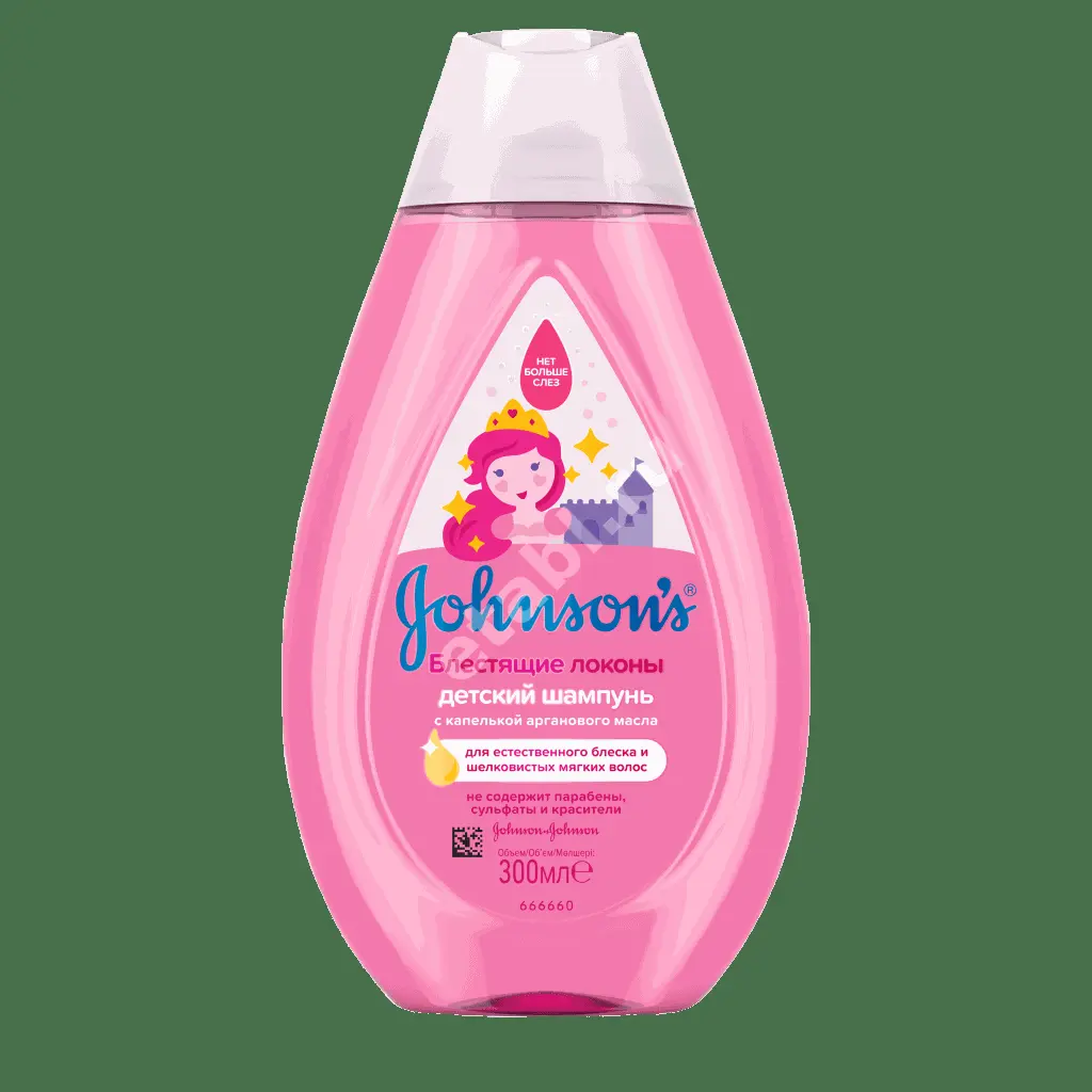 ДЖОНСОНС БЕБИ Блестящие локоны шампунь детский 300мл (ДЖНС&ДЖНС, ИТАЛИЯ/ВЕЛИКОБРИТАНИЯ)