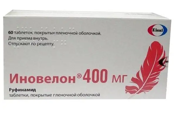 ИНОВЕЛОН табл. п.о. 400мг N60 (ДЖНС&ДЖНС, ЯПОНИЯ)