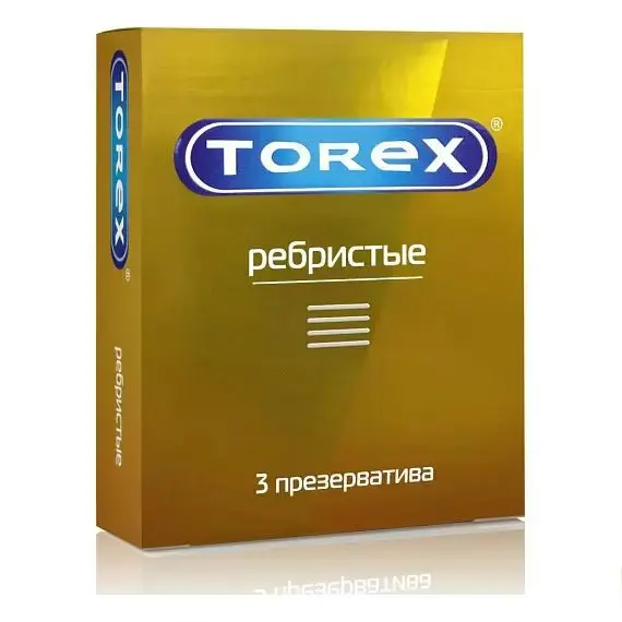 ТОРЕКС презервативы Ребристые N3 (БЕРГУС, РФ)