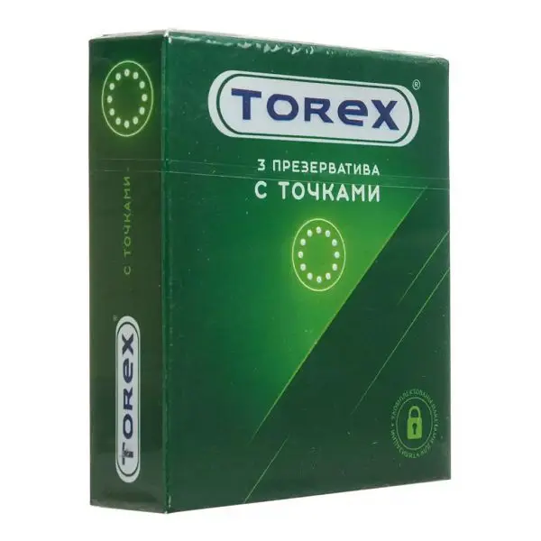 ТОРЕКС презервативы С точками N3 (БЕРГУС, РФ)