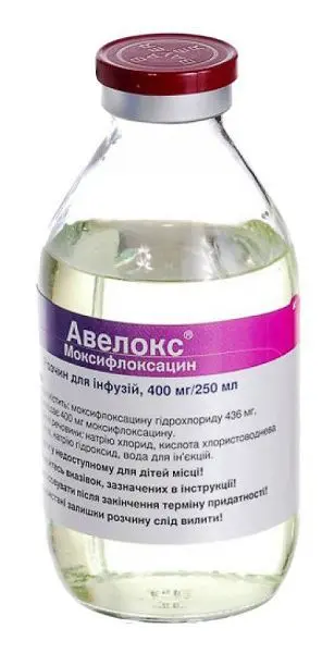 АВЕЛОКС р-р д/инф. (фл.) 1.6мг/мл - 250мл N4 (Медсинтез Завод, РФ)