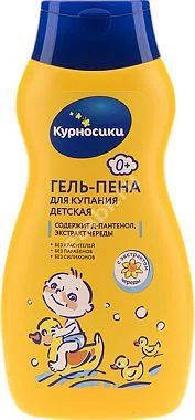 КУРНОСИКИ гель-пена д/купания 300мл Череда 40234 (Мир Детства-Пром, РФ)