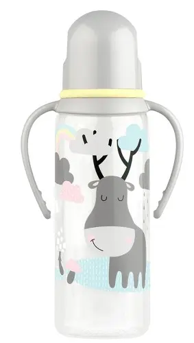 ЛАББИ (Lubby) бутылочка пласт. 250мл силик соска медл поток 0м+ 11391 (Йеловкэр, ТАИЛАНД)