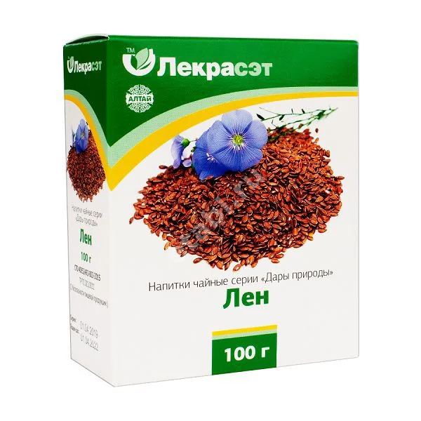 ЛЬНА СЕМЯ 100г N1 (Лекра-СЭТ, РФ)