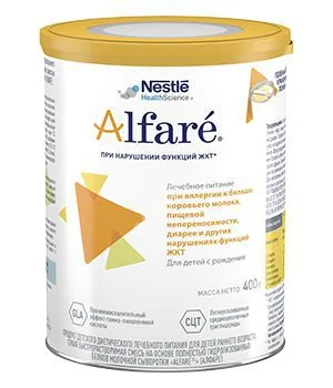АЛФАРЕ (ALFARE) смесь сухая 0м+ 400г (НЕСТЛЕ, НИДЕРЛАНДЫ)