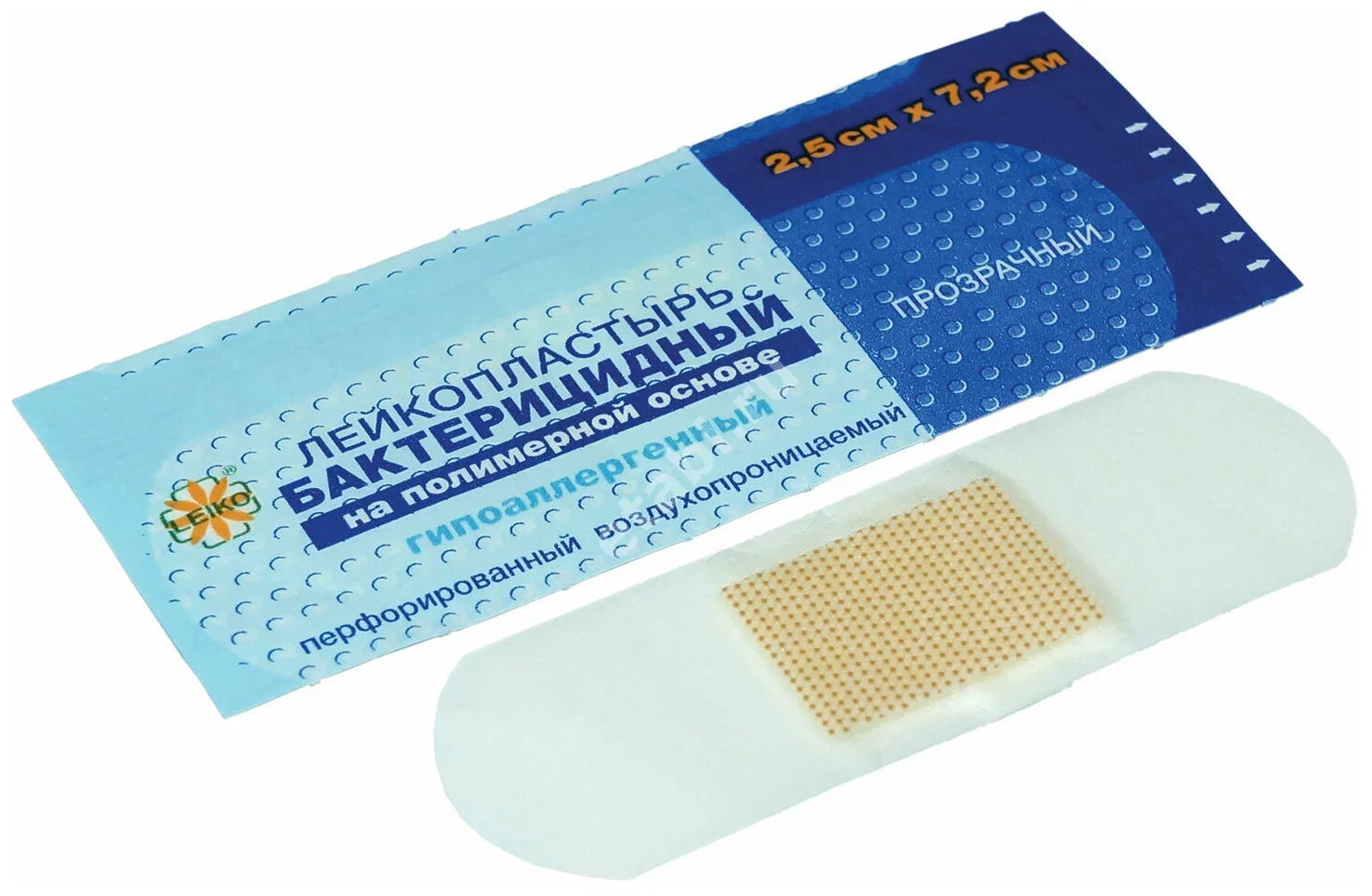 ПЛАСТЫРЬ бактерицид. Лейко полимер прозр. 2.5х7.2см N1 (Цзянсу НанфангМедикал, КИТАЙ)