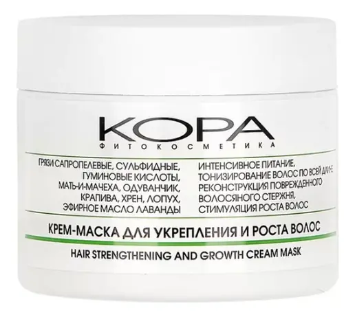 КОРА крем-маска д/укрепления и роста волос 300мл (Фитопром, РФ)