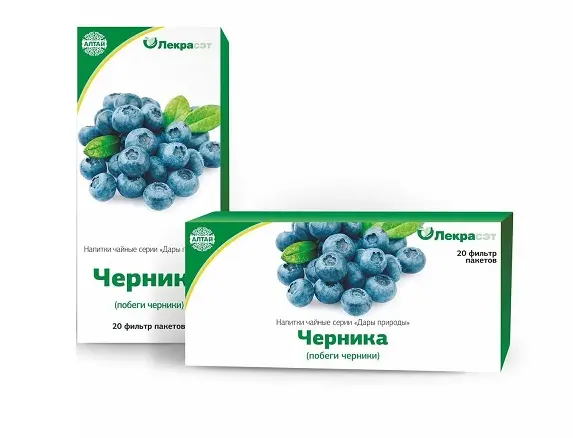 ЧЕРНИКИ ПОБЕГИ (фильтр-пак.) 1.5г N20 (Лекра-СЭТ, РФ)