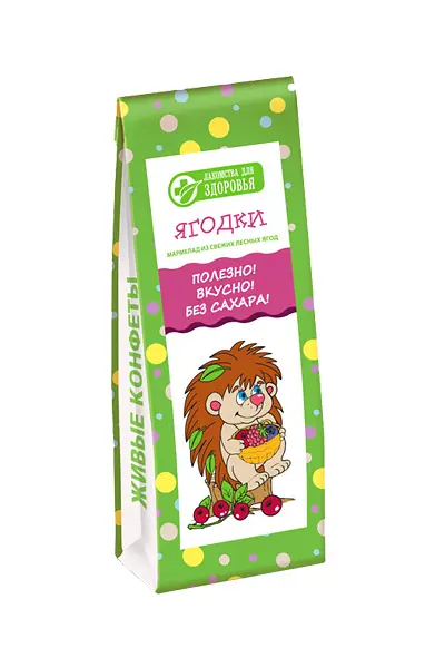 ЛАКОМСТВА ДЛЯ ЗДОРОВЬЯ мармелад 105г Лесные ягоды (Конфаэль, РФ)