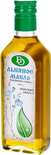 ЛЬНЯНОЕ МАСЛО (фл.) 500мл N1 (БИЗНЕСОЙЛ, РФ)