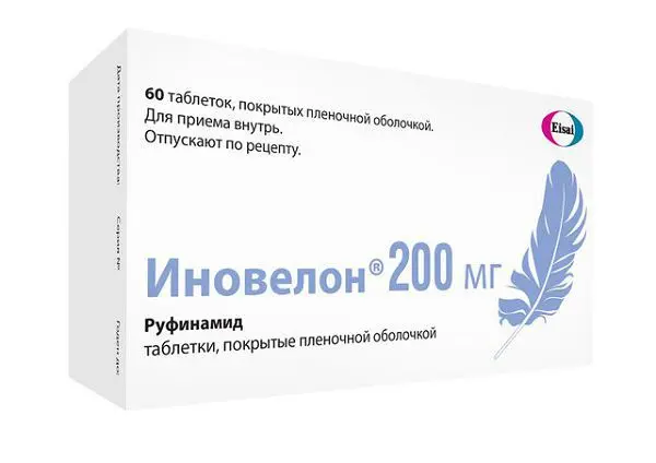 ИНОВЕЛОН табл. п.о. 200мг N60 (ЭЙСАЙ, ВЕЛИКОБРИТАНИЯ)