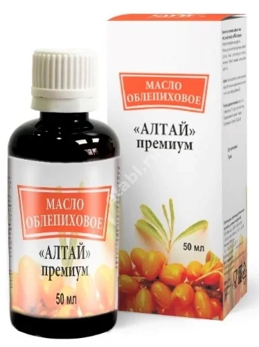ОБЛЕПИХОВОЕ МАСЛО (фл.) 25мг% - 50мл N1 (Грин Сайд, РФ)
