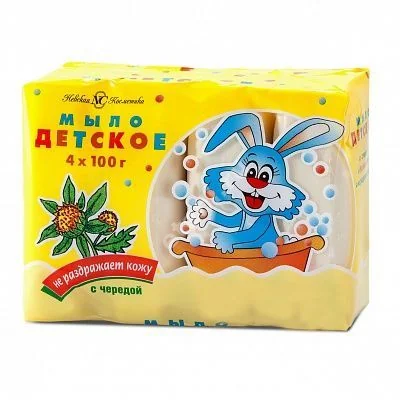 УШАСТЫЙ НЯНЬ крем-мыло Череда детское 100г N4 (Невская Косметика, РФ)