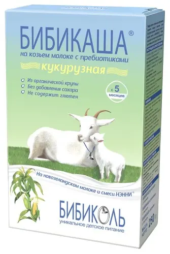 БИБИКОЛЬ каша мол. кукуруз 4м+ 200г (Топфер, ГЕРМАНИЯ)