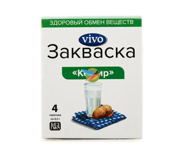 ВИВО закваска для кефира 0.5г N4 (ВИВО, РФ)