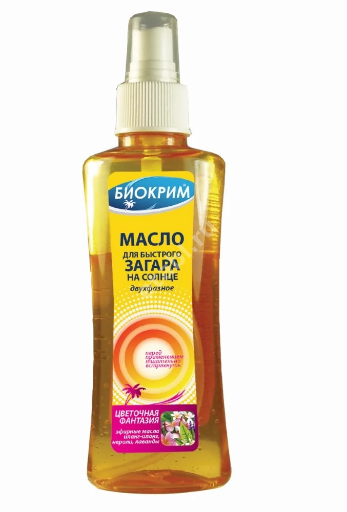 БИОКРИМ масло д/загара 150мл (Петробио, РФ)
