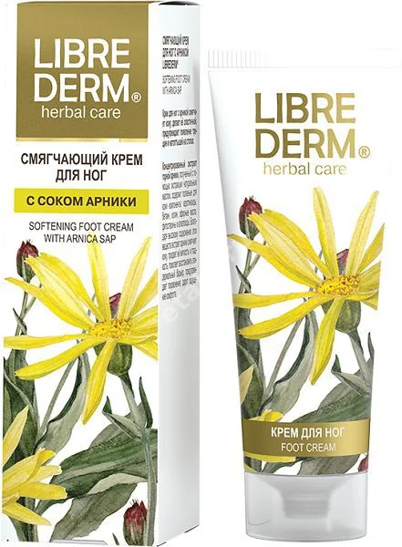 ЛИБРИДЕРМ Травы (Herbal Care) крем для ног смягч Арника 75мл (ЗЕЛДИС, РФ)