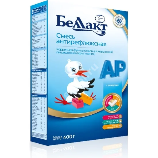 БЕЛЛАКТ АР смесь сухая Антирефлюкс 0-12м 400г (Беллакт, БЕЛАРУСЬ)