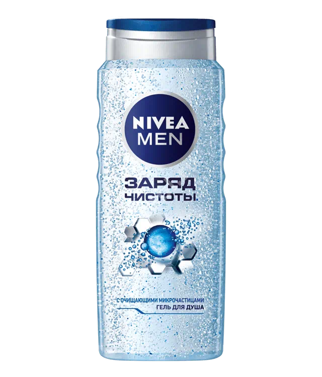 НИВЕЯ For men гель для душа Заряд чистоты 500мл (БАЙЕРСДОРФ, ГЕРМАНИЯ)