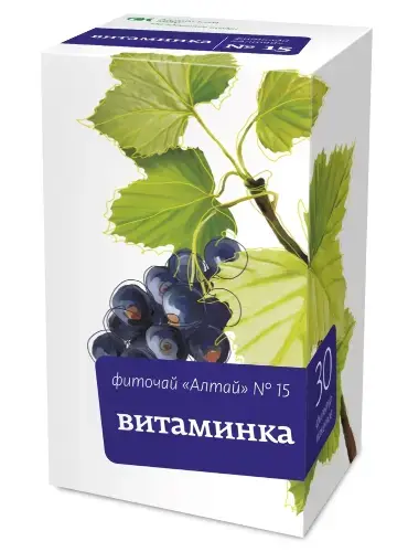 АЛТАЙ N15 Витаминка фиточай (фильтр-пак.) 2г N30 (Алтайский  Кедр, РФ)