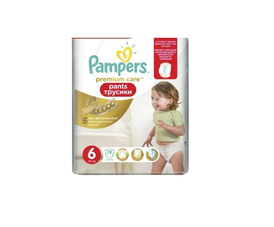 ПАМПЕРС подгузники-трусики Pants 16кг+ р.экстра лардж 6 N19 (Проктер энд Гэмбл  ГмбХ, РФ/ПОЛЬША)