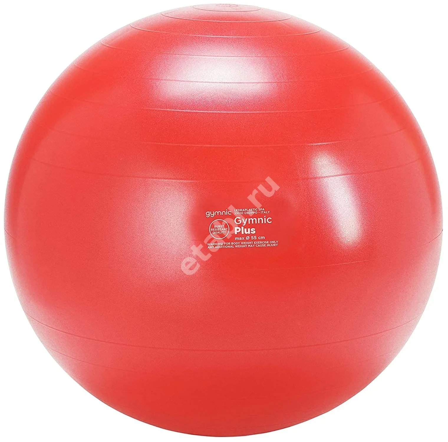 МЯЧ ГИМНАСТИЧЕСКИЙ Gimnic Classic Plus 55см арт.95.28 красн (Ледрапластик, ИТАЛИЯ)