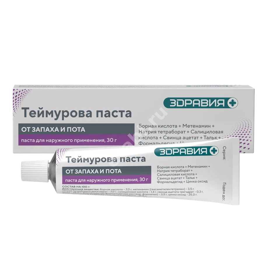 ТЕЙМУРОВА паста (туба) 30г N1 (Зеленая Дубрава, РФ)