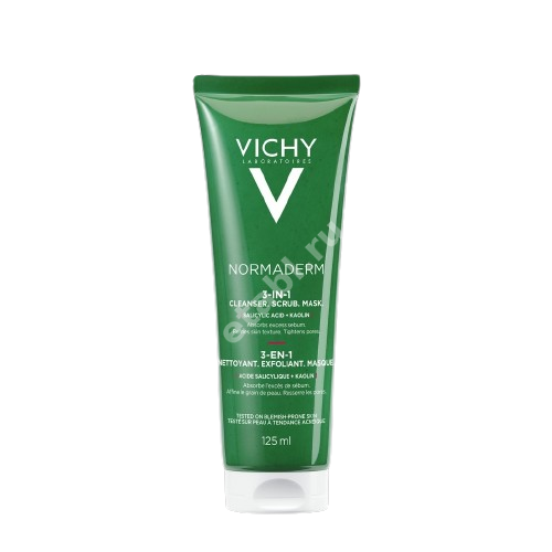 ВИШИ (VICHY) Нормадерм гель д/умывания 3в1 125мл (Виши Лаб, ФРАНЦИЯ)