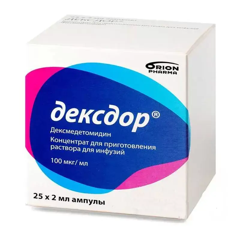 ДЕКСДОР конц. для р-ра д/инф. (амп.) 0.01% - 2мл N25 (ОРИОН, ФИНЛЯНДИЯ)