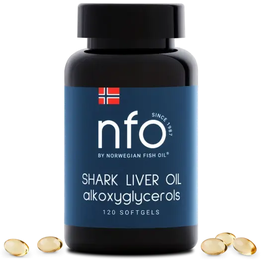 НФО (NFO) Омега-3 Жир печени акулы капс. жев. N120 (Лиси ХФ , ИСЛАНДИЯ)