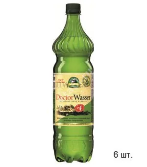 ВОДА МИНЕРАЛЬНАЯ Ессентуки N4 (бут. п/э) 1.5л (Доктор Вассер, РФ)