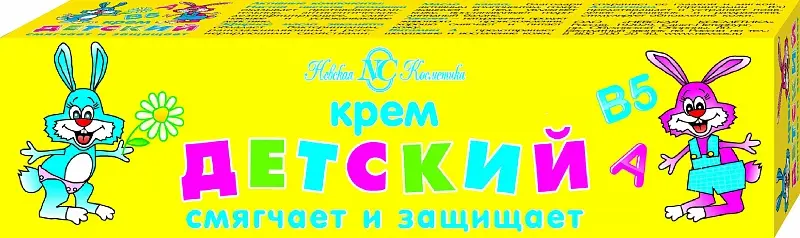 НЕВСКАЯ КОСМЕТИКА Детский крем смягч Вит. А/В5 (Пантенол) 40мл (Невская Косметика, РФ)