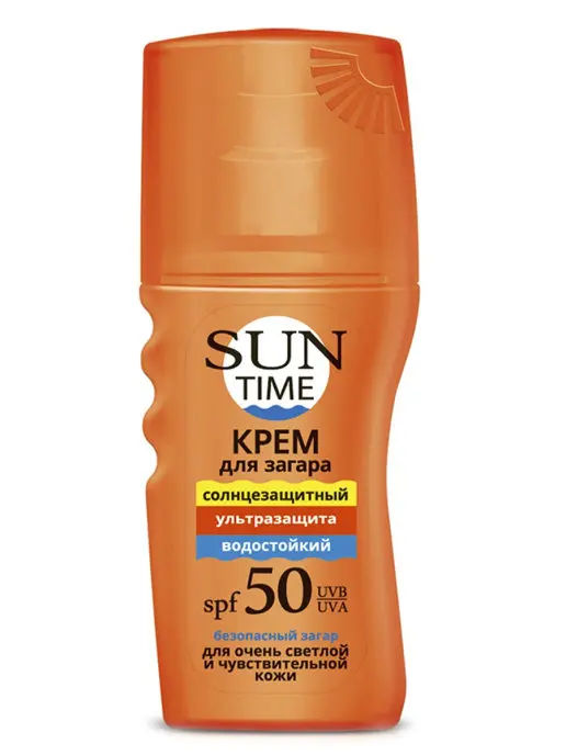 САН ТАЙМ (SUN TIME) крем солнцезащит SPF50 Ультразащита 150мл (Биокон Плюс НПО, РФ)