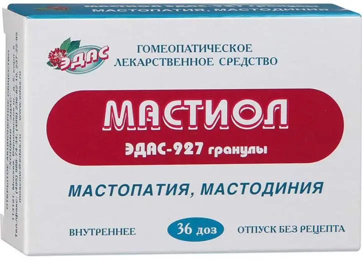 ЭДАС -927 гран. гомеопат. (конт.) 17г N36 (мастопатия) (Эдас Холдинг, РФ)