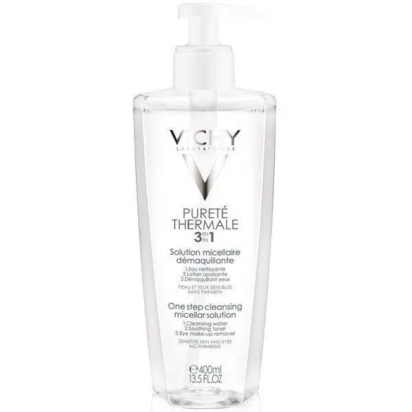 ВИШИ (VICHY) Пюрте Термаль мицеллярный лосьон д/снятия макияжа 3в1 200мл (Виши Лаб, ФРАНЦИЯ)