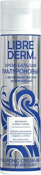 ЛИБРИДЕРМ Гиалуроновый крем-бальзам для волос и кожи головы увлаж 250мл (БИОФАРМРУС, РФ)