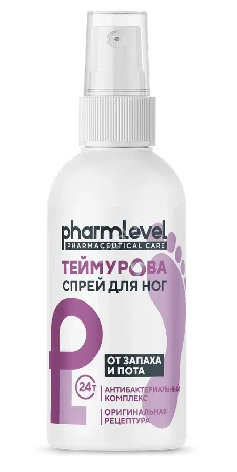 ТЕЙМУРОВА спрей для ног от пота и запаха 150мл (Зеленая Дубрава, РФ)